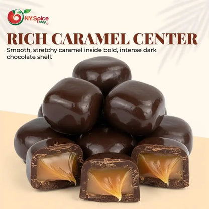 Dark Chocolate Sea Salt Caramels - NY Spice Shop