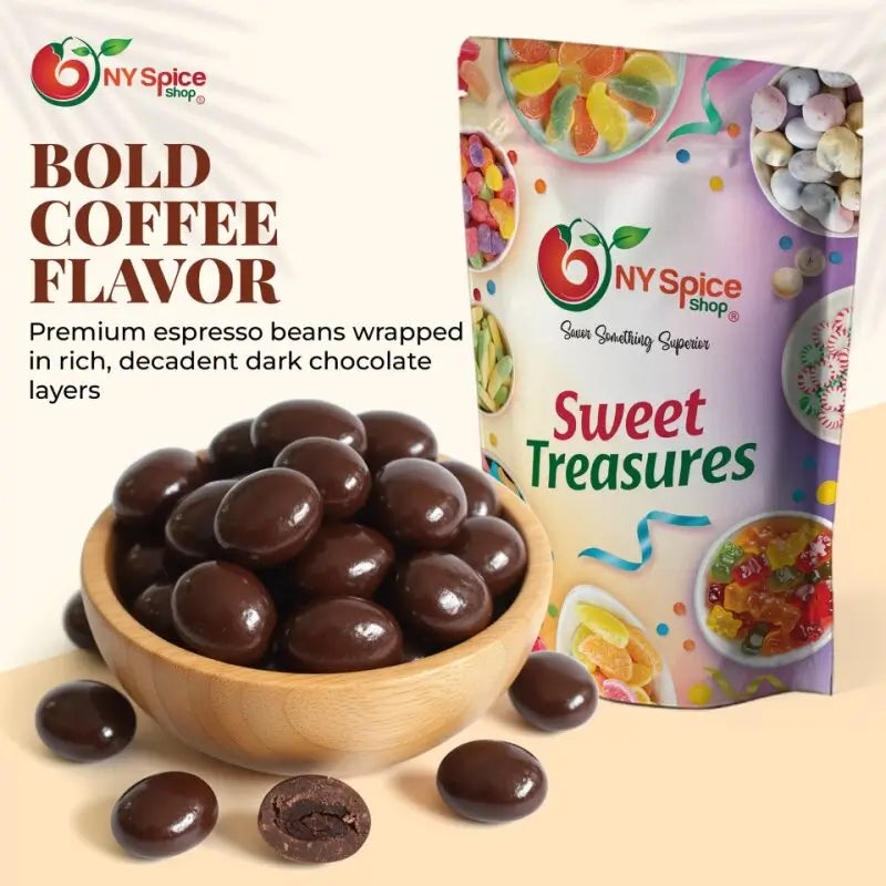 Dark Chocolate Espresso Beans - NY Spice Shop