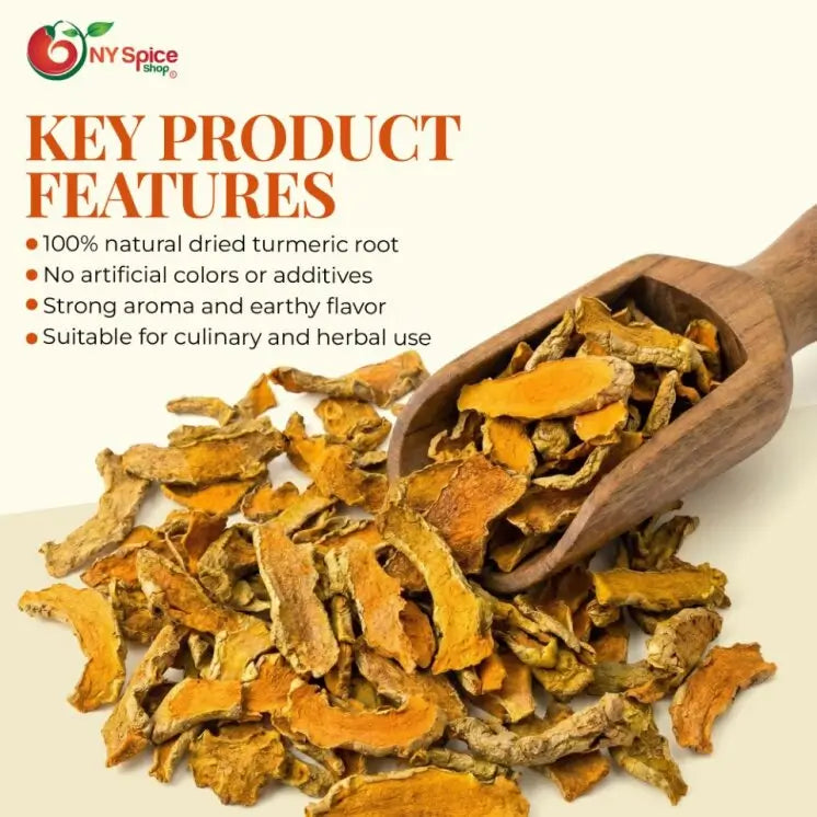 Dried Sliced Turmeric Root - NY Spice Shop