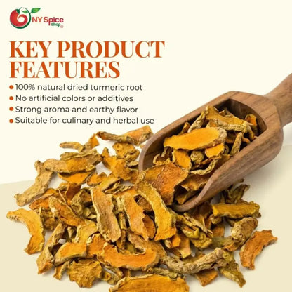 Dried Sliced Turmeric Root - NY Spice Shop