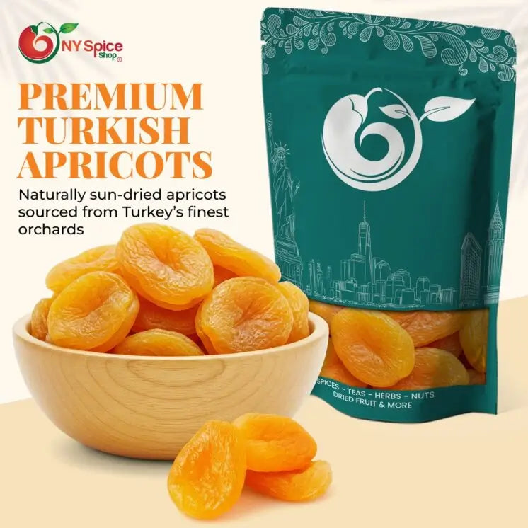 Turkish Dried Apricots - Jumbo - NY Spice Shop