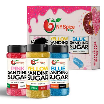 Pink-Yellow-Blue Sanding Sugar - NY Spice Shop