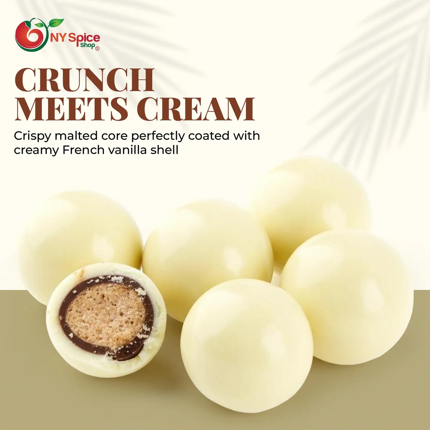 French Vanilla Malted Milk Balls - NY Spice Shop