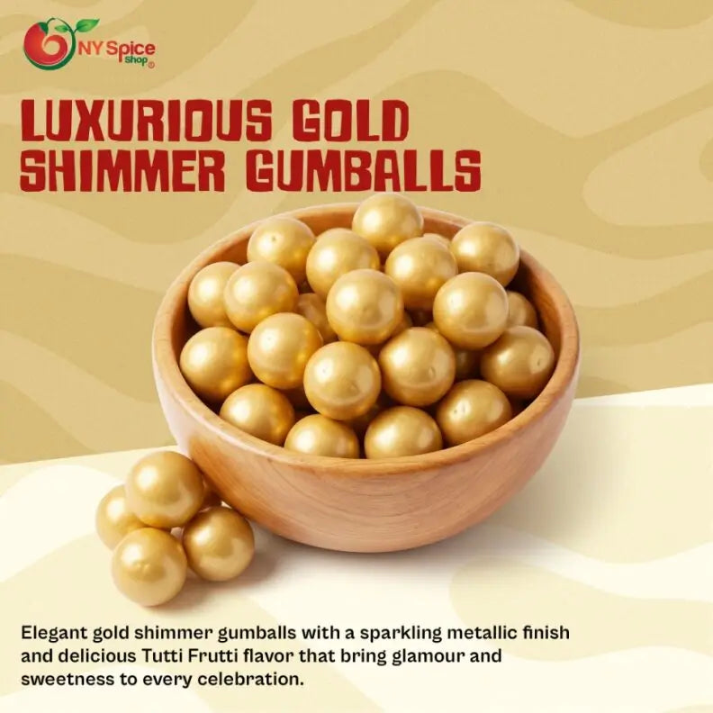 Gold Shimmer Gumballs - NY Spice Shop