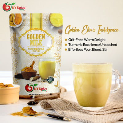 Golden Milk - Turmeric Milk Blend - NY Spice Shop