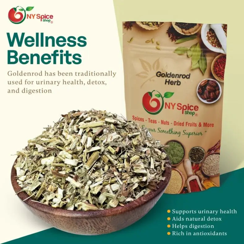 Goldenrod Herb - Cut & Sifted - NY Spice Shop