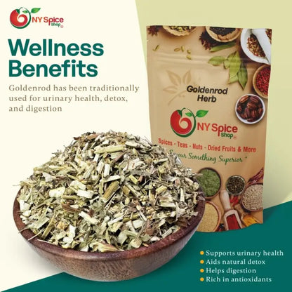 Goldenrod Herb - Cut & Sifted - NY Spice Shop