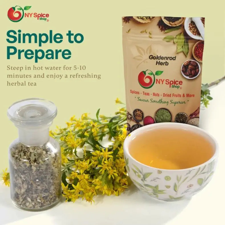 Goldenrod Herb - Cut & Sifted - NY Spice Shop