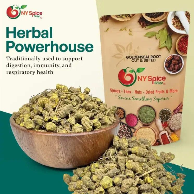 Goldenseal Root - Cut & Sifted - NY Spice Shop
