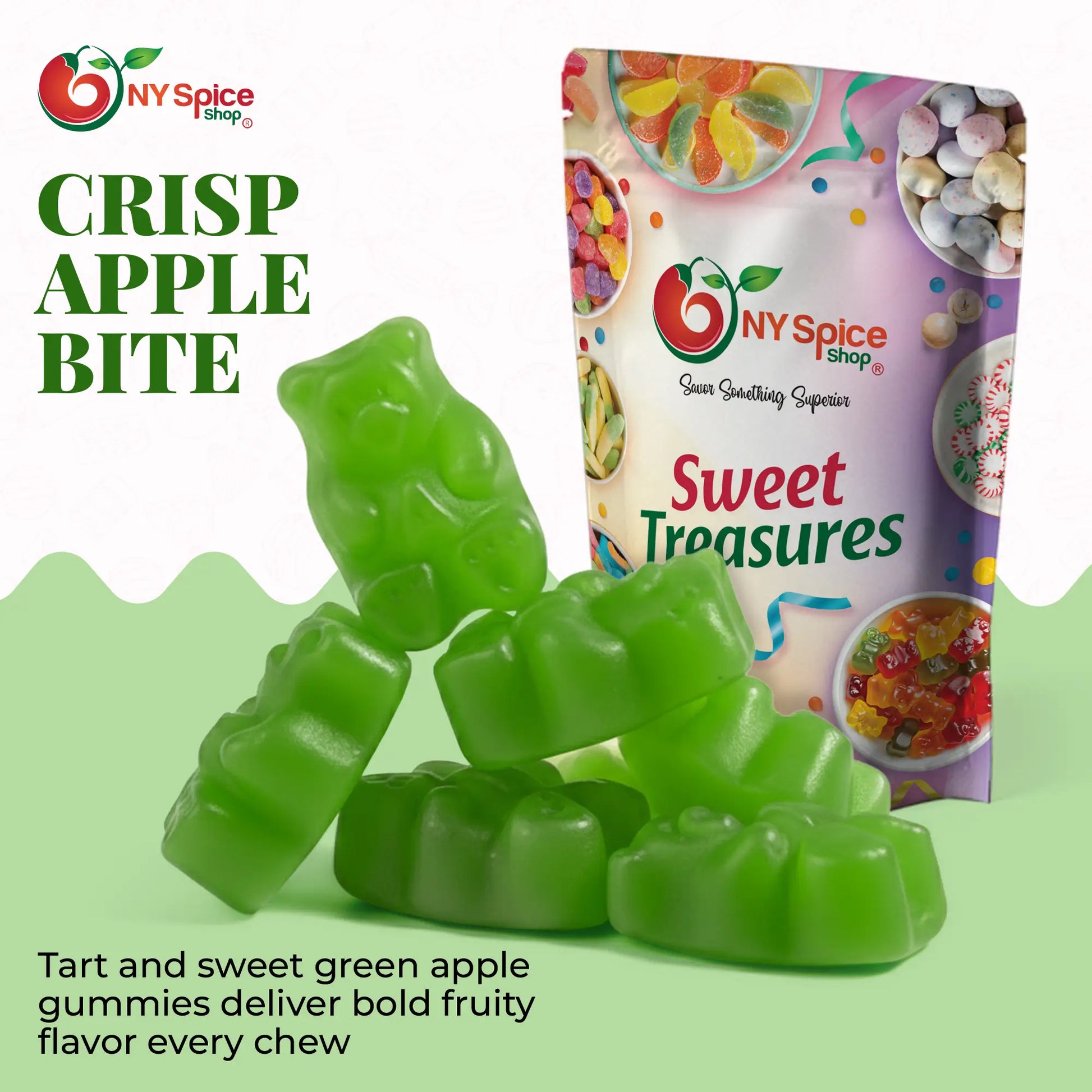 Green Apple Gummy Bears - NY Spice Shop