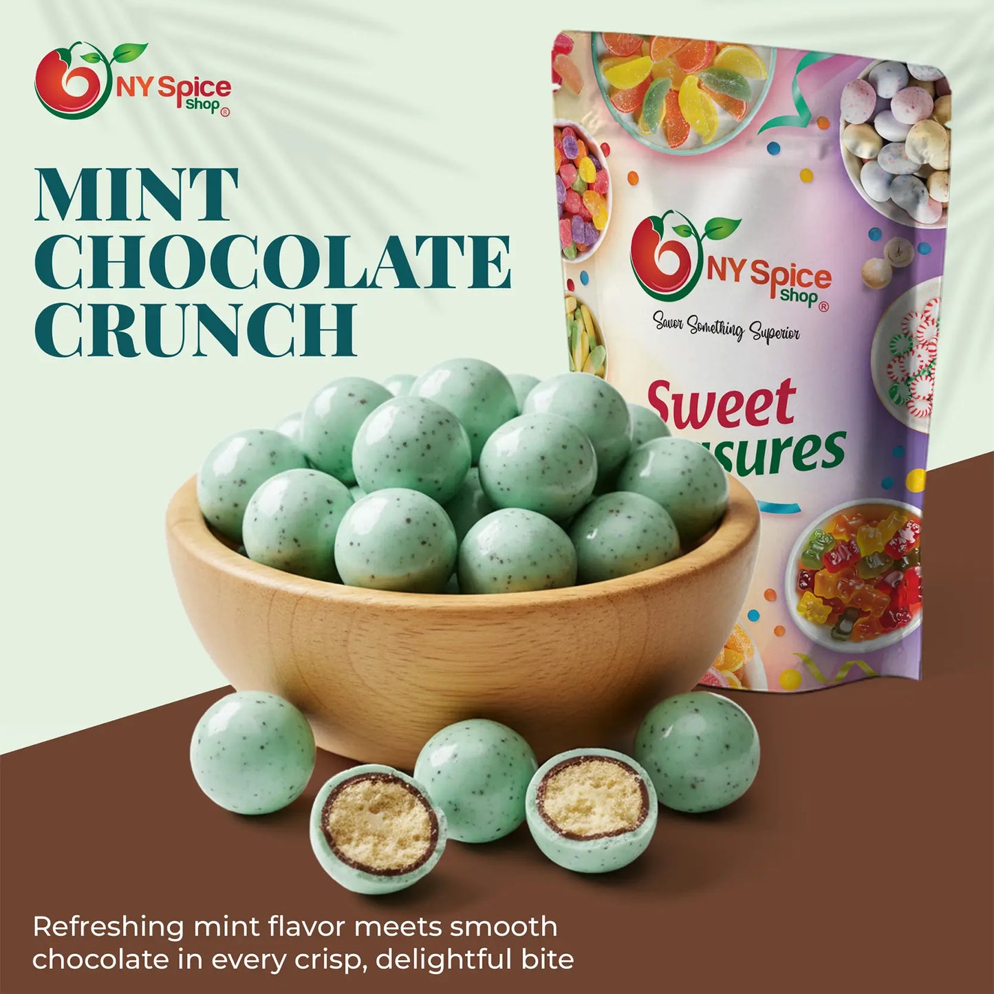 Mint Chip Malt Balls - Malt Balls - NY Spice Shop