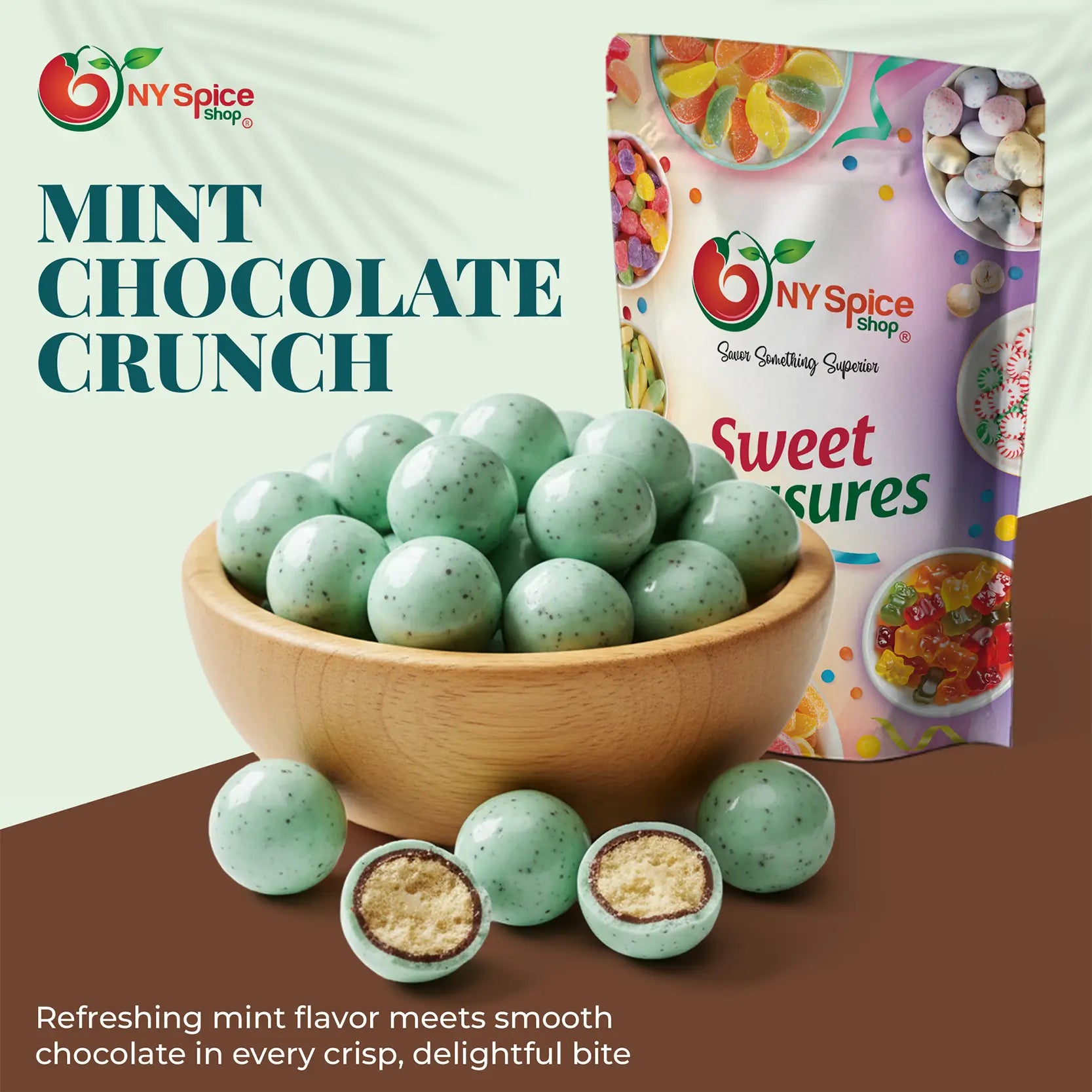 Mint Chip Malt Balls - Malt Balls - NY Spice Shop