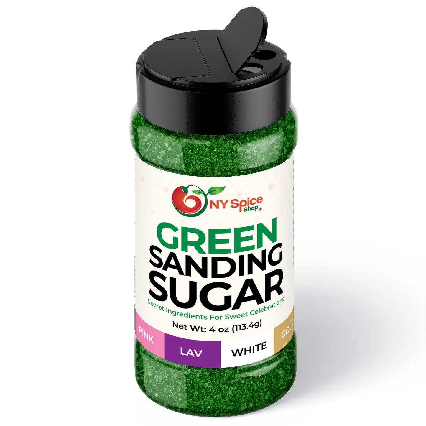 Green Sanding Sugar - NY Spice Shop