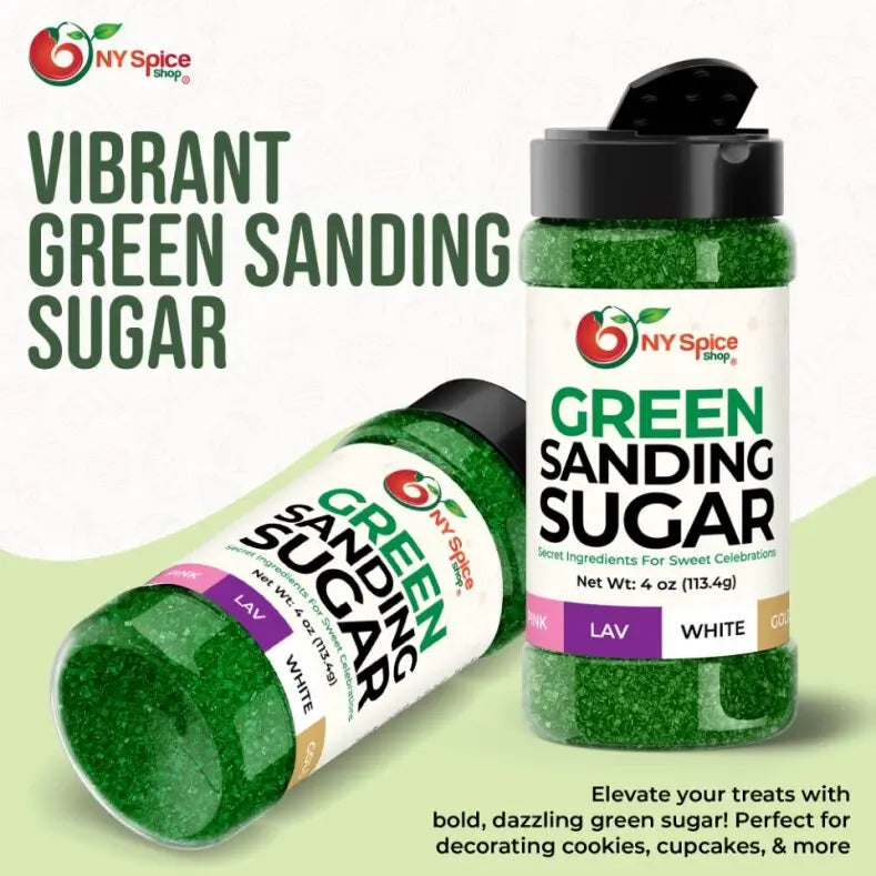 Green Sanding Sugar - NY Spice Shop