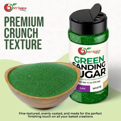 Green Sanding Sugar - NY Spice Shop