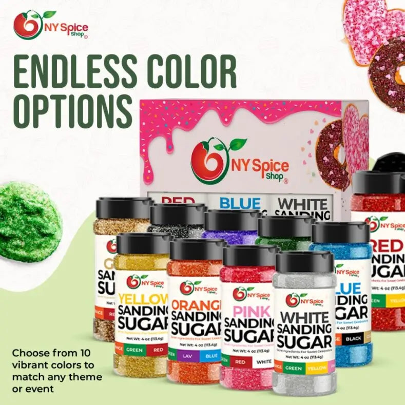 Green Sanding Sugar - NY Spice Shop