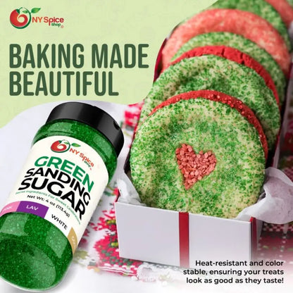 Green Sanding Sugar - NY Spice Shop