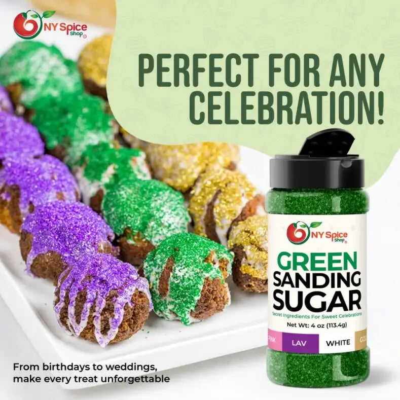 Green Sanding Sugar - NY Spice Shop