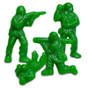 Green Gummy Army Guys - Green Apple