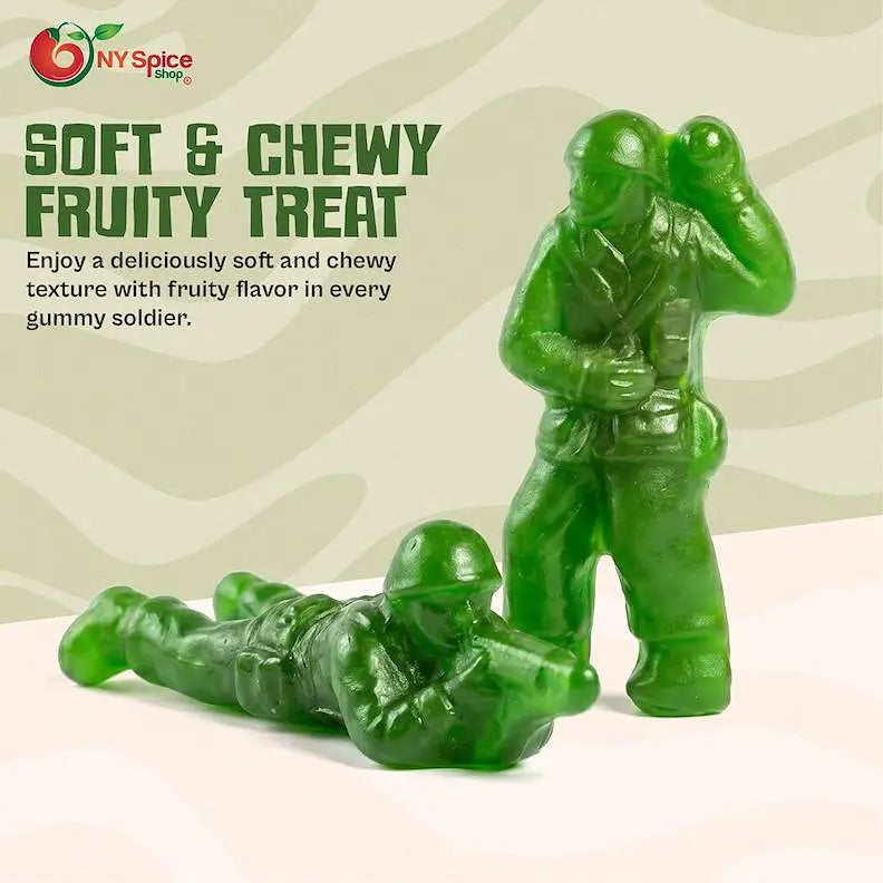 Green Gummy Army Guys - NY Spice Shop