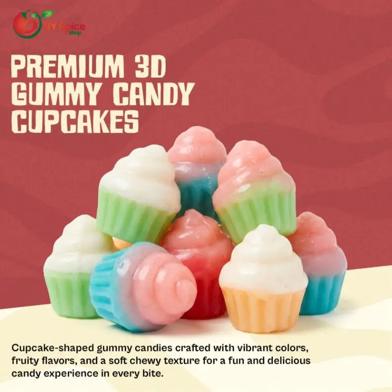 Gummy Candy Cupcakes
