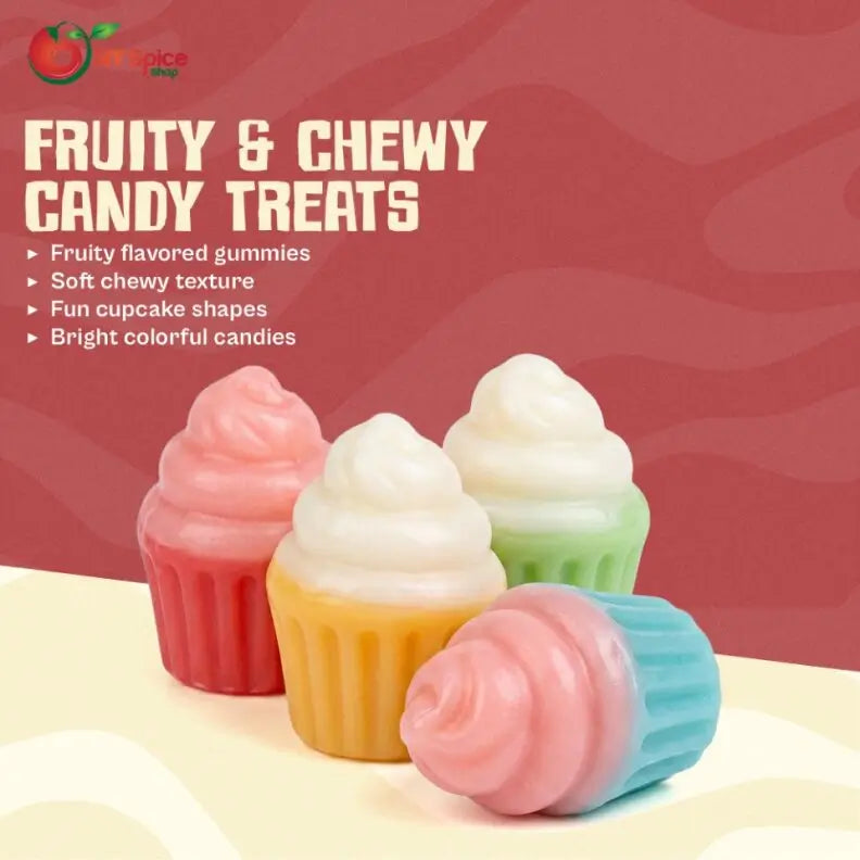 Gummy Candy Cupcakes