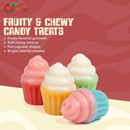 Gummy Candy Cupcakes