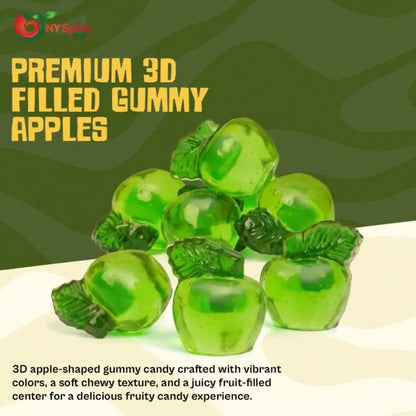 3D Gummy Apple Fruit Filled - NY Spice Shop