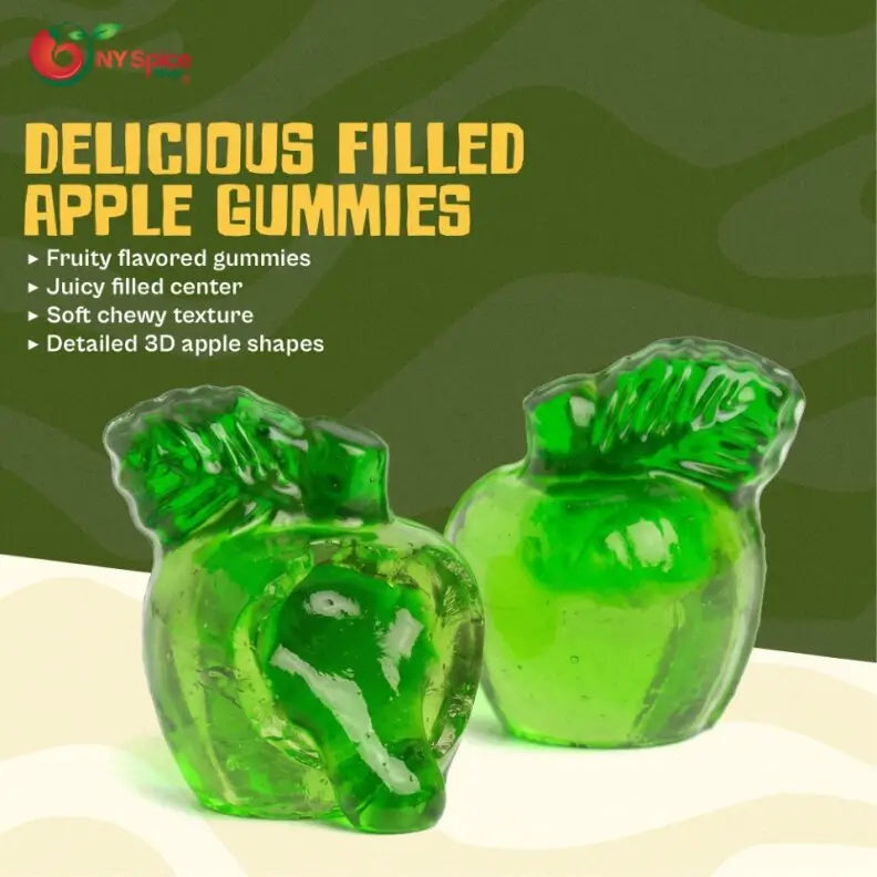 3D Gummy Apple Fruit Filled - NY Spice Shop