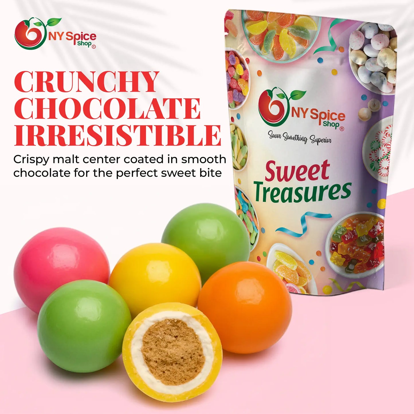 Ice Cream Sundae Malted Milk Balls - NY Spice Shop