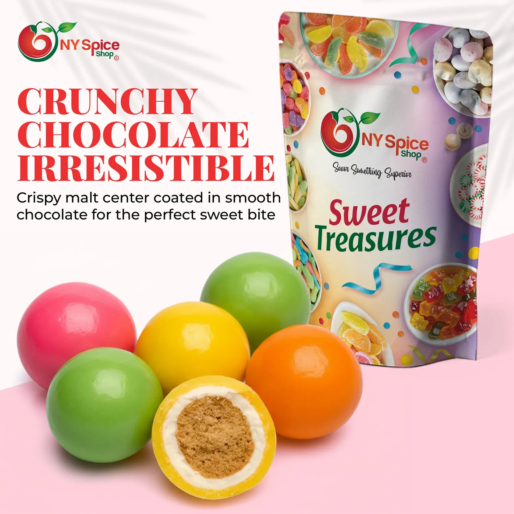 Ice Cream Sundae Malted Milk Balls - NY Spice Shop