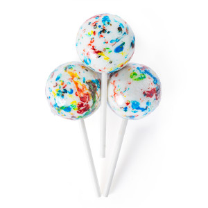 Psychedelic Jawbreaker On A Stick - 2.25 Inches