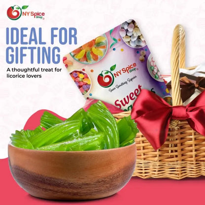 Licorice Twists Green Apple - Jumbo 2 " - NY Spice Shop