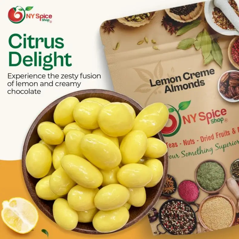 Lemon Creme Almonds - NY Spice Shop