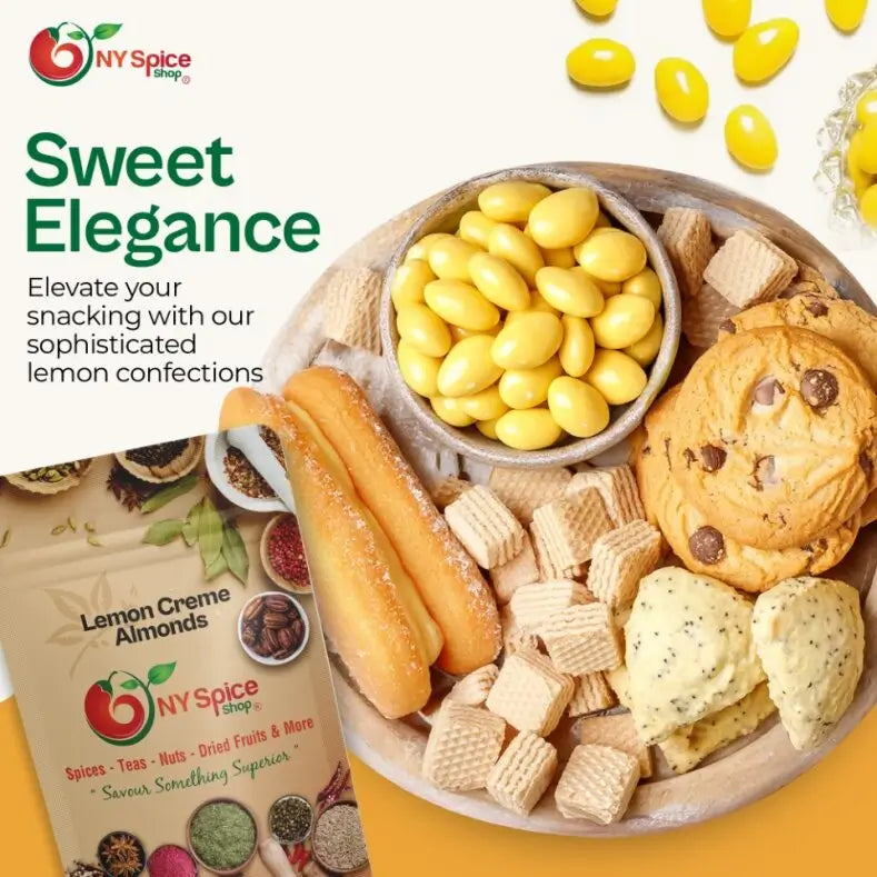 Lemon Creme Almonds - NY Spice Shop