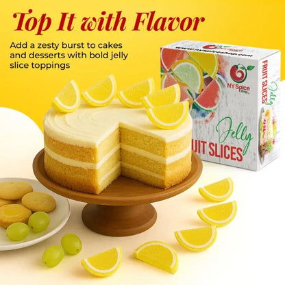 Lemon Jelly Fruit Slices