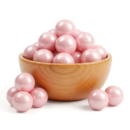 Light Pink Shimmer Gumballs - Tutti Frutti Flavor