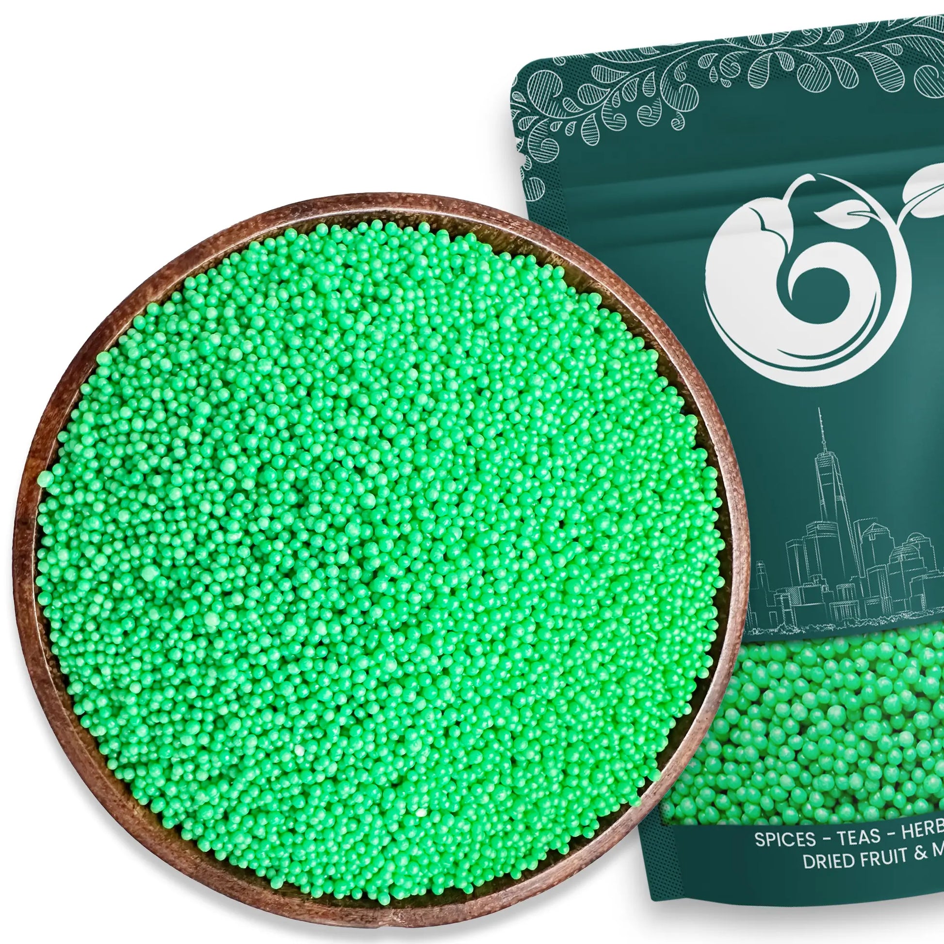 Lime Green Nonpareils - NY Spice Shop