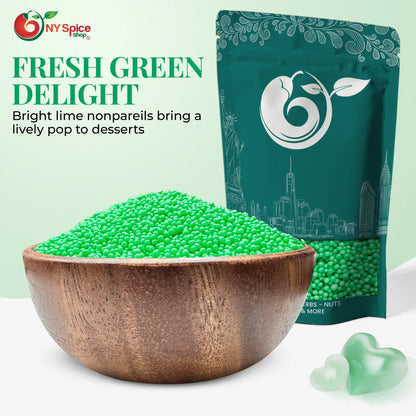Lime Green Nonpareils - NY Spice Shop