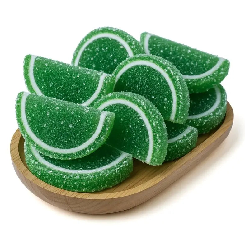 Lime Jelly Fruit Slices