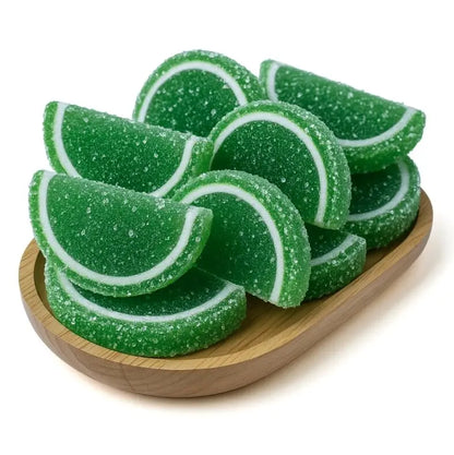 Lime Jelly Fruit Slices