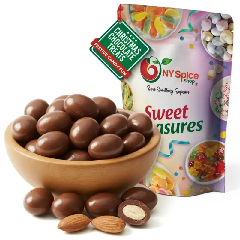 Milk Chocolate-Covered Almonds - Sugar Free - NY Spice Shop