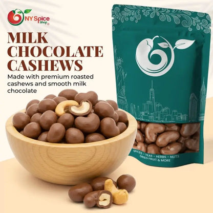 Milk Chocolate Cashews - NY Spice Shop