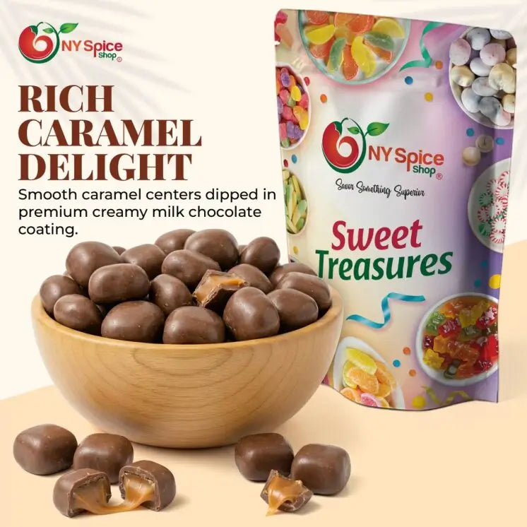 Milk Chocolate Sea Salt Caramels - NY Spice Shop
