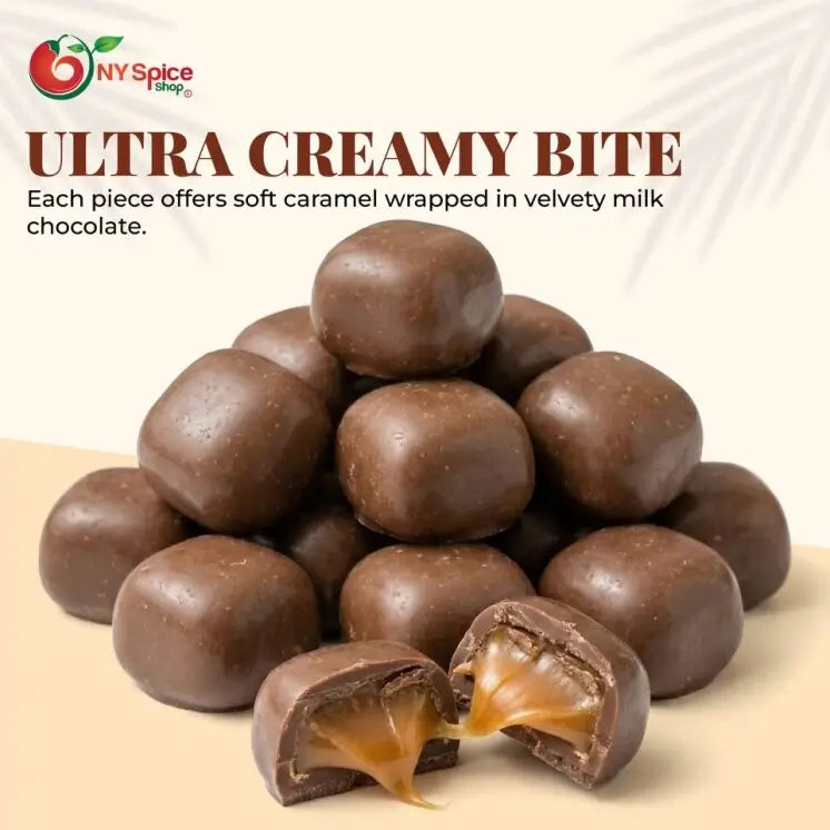 Milk Chocolate Sea Salt Caramels - NY Spice Shop