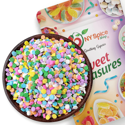 Mini Pastel Confetti Sequin Sprinkles - NY Spice Shop