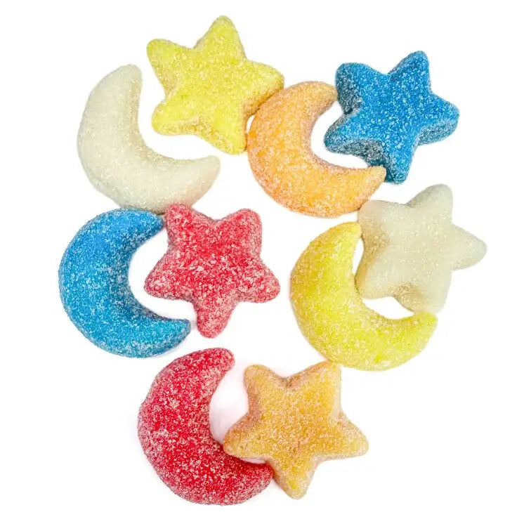 Gummy Glitter Sour Stars & Moons - NY Spice Shop