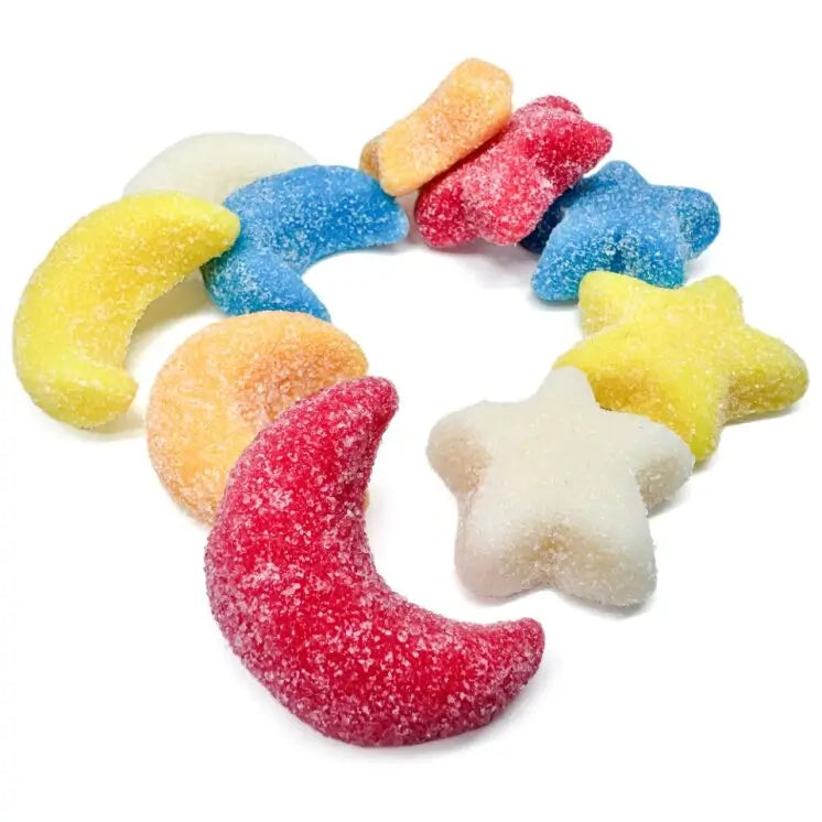 Gummy Glitter Sour Stars & Moons - NY Spice Shop