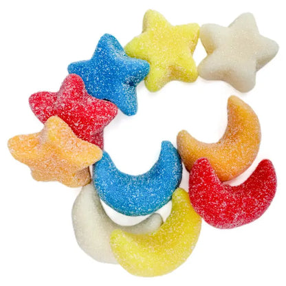 Gummy Glitter Sour Stars & Moons - NY Spice Shop