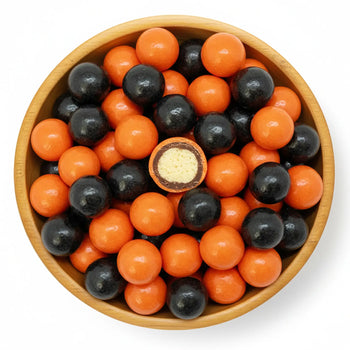 Orange & Black Dark Chocolate Malted Milk Balls